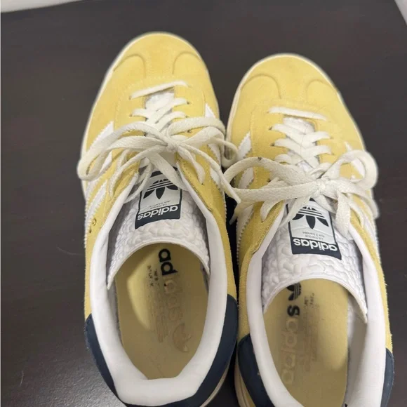 Adidas gazelle platform yellow size - Picture 3 of 3
